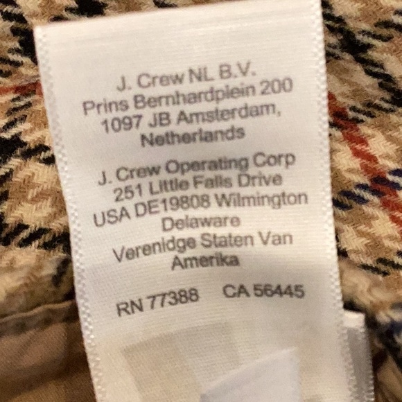 NWT J. Crew Plaid wool-blend A-line mini skirt Size 6 - Picture 8 of 8